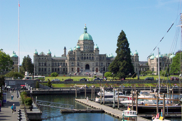 Victoria Harbour and legislature